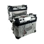 Alüminyum Yan Çanta 33LT Takım GÜMÜŞ/DESENLI/HON-40034 - Standart