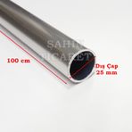 Alüminyum Yuvarlak Boru Renk Gri Uzunluk 100 cm Dış Çap 25 mm