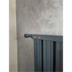 Alurad Alüminyum Panel Radyatör Klasik 450X7 Ral 7016 Antrasit Gri