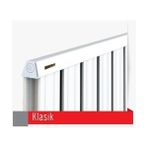 Alurad Alüminyum Panel Radyatör Klasik 600X17 Dilim Ral 9010 Radyatör