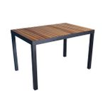 Aluseat Iroko 80x120 cm Tablalı Alüminyum Masa