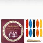 Alux 0.20 Paslanmaz Çelik Uzun Sap Bağlama Takım Teli + Profesyonel Numaralı Tezene Seti + Eşik