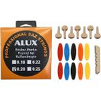 Alux 0.20 Uzun Sap Piramit Tel Seti + 7 Adet Burgu + 10 Adet Numaralı Tezene + Eşik