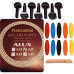 Alux 0.22 Çelik Abanoz Tezene Eşik 4'lü Set