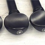 Alux Abanoz Burgu Takım Sedef Noktalı ( 7 Adet ) ( Bağlama, Kemençe, Ud Ve Benzeri Enstrümanlar Için )