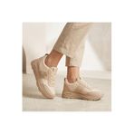 Alves Dantelli Desenli Kalın Dolgu Topuklu Sneaker Ayakkabı -0873, 40, PRA-13600844-633446, Bej, Kadın