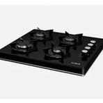 Alveus Gls 640 Siyah Cam Doğalgazlı Ankastre Gömmeli Ocak