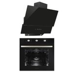 Alveus İnci MFA 614 - MOD 3000 2'li Siyah Ankastre Set
