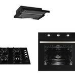 Alveus MFA 604-F5 ECR-GLS 640 Siyah 3'lü Ankastre Set