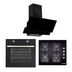 Alveus MFA 604 M - GLS 640 Bl - F17/60 3'lü Siyah Ankastre Set
