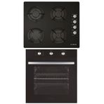 Alveus MFA 614 M BL - GLS 640 Siyah 2'li Ankastre Set