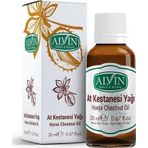 Alvin At Kestanesi Yağı Soğuk Sıkım Ve Doğal Horse Chestnut Oil 20 Ml
