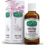 Alvin Hint Yağı (Castor Oil) Soğuk Sıkım %100 Saf Ve Doğal 50 Ml