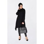 Alvina ASİMETRİK KESİM PİLE DETAYLI TUNİK 4706