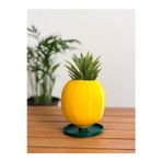 Alvina Atölye Limon Sukulent Saksısı - 8Cm - Bioplastik