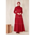 Alvina BELİ BAĞCIKLI NAKIŞLI ELBİSE 4945