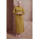 Alvina TAŞ BASKILI ELBİSE 42886