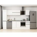 Alvinka 285X210 cm High Gloss Mutfak Dolabı MB-E80B40S45-2 Beyaz - Suntalam