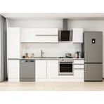 Alvinka 285X210 cm High Gloss Mutfak Dolabı MB-E80B45S40-2 Beyaz - Suntalam