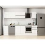 Alvinka 290X210 cm High Gloss Mutfak Dolabı M-E80S45S45-2 Beyaz - Suntalam
