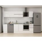 Alvinka 290X210 cm High Gloss Mutfak Dolabı M-E90S40S40-2 Beyaz - Suntalam