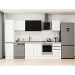 Alvinka 290X210 cm High Gloss Mutfak Dolabı MB-E80B45S45-3 Beyaz - Suntalam