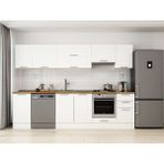 Alvinka 290X210 cm Klasik Mebran Mutfak Dolabı M-E80S45S45-1 Beyaz - Suntalam