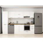 Alvinka 290X210 cm Klasik Mebran Mutfak Dolabı MB-E80B50S40-1 Beyaz - Mdf
