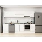 Alvinka 295X210 cm High Gloss Mutfak Dolabı M-E80S50S45-1 Beyaz - Suntalam