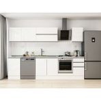 Alvinka 295X210 cm High Gloss Mutfak Dolabı M-E80S50S45-2 Beyaz - Suntalam