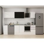 Alvinka 295X210 cm High Gloss Mutfak Dolabı M-E90S40S45-3 Beyaz - Suntalam