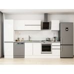 Alvinka 295X210 cm High Gloss Mutfak Dolabı MB-E80B50S45-2 Beyaz - Suntalam
