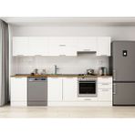 Alvinka 295X210 cm Klasik Mebran Mutfak Dolabı M-E80S50S45-1 Beyaz - Mdf