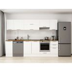 Alvinka 295X210 cm Klasik Mebran Mutfak Dolabı M-E90S40S45-1 Beyaz - Mdf