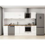 Alvinka 295X210 cm Klasik Mebran Mutfak Dolabı M-E90S40S45-2 Beyaz - Mdf