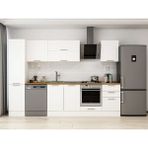 Alvinka 295X210 cm Klasik Mebran Mutfak Dolabı MB-E80B45S50-2 Beyaz - Mdf