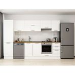 Alvinka 295X210 cm Klasik Mebran Mutfak Dolabı MB-E80B50S45-1 Beyaz - Suntalam