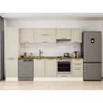 Alvinka 295X210 cm Klasik Mebran Mutfak Dolabı MB-E80B50S45-1 Kumtaşı - Suntalam