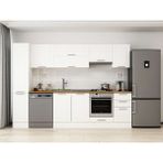 Alvinka 295X210 cm Klasik Mebran Mutfak Dolabı MB-E90B40S45-1 Beyaz - Suntalam