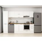 Alvinka 295X210 cm Klasik Mebran Mutfak Dolabı MB-E90B45S40-1 Beyaz - Suntalam