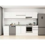 Alvinka 300X210 cm High Gloss Mutfak Dolabı M-E80S50S50-1 Beyaz - Suntalam