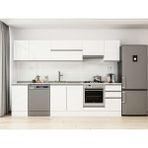 Alvinka 300X210 cm High Gloss Mutfak Dolabı M-E90S45S45-1 Beyaz - Suntalam