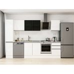 Alvinka 300X210 cm High Gloss Mutfak Dolabı MB-E90B40S50-3 Beyaz - Suntalam