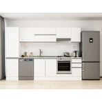 Alvinka 300X210 cm High Gloss Mutfak Dolabı MB-E90B50S40-1 Beyaz - Suntalam