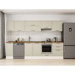 Alvinka 300X210 cm Klasik Mebran Mutfak Dolabı M-E80S40S60-1 Kumtaşı - Mdf