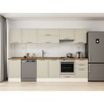 Alvinka 300X210 cm Klasik Mebran Mutfak Dolabı M-E80S50S50-1 Kumtaşı - Suntalam