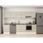 Alvinka 300X210 cm Klasik Mebran Mutfak Dolabı M-E80S60S40-1 Kumtaşı - Suntalam