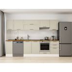 Alvinka 300X210 cm Klasik Mebran Mutfak Dolabı M-E90S40S50-1 Kumtaşı - Mdf