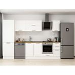Alvinka 300X210 cm Klasik Mebran Mutfak Dolabı MB-E80B60S40-2 Beyaz - Mdf