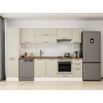 Alvinka 300X210 cm Klasik Mebran Mutfak Dolabı MB-E90B50S40-1 Kumtaşı - Mdf